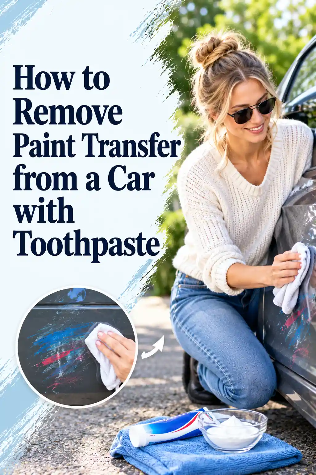 How to Remove Paint Transfer from a Car with Toothpaste