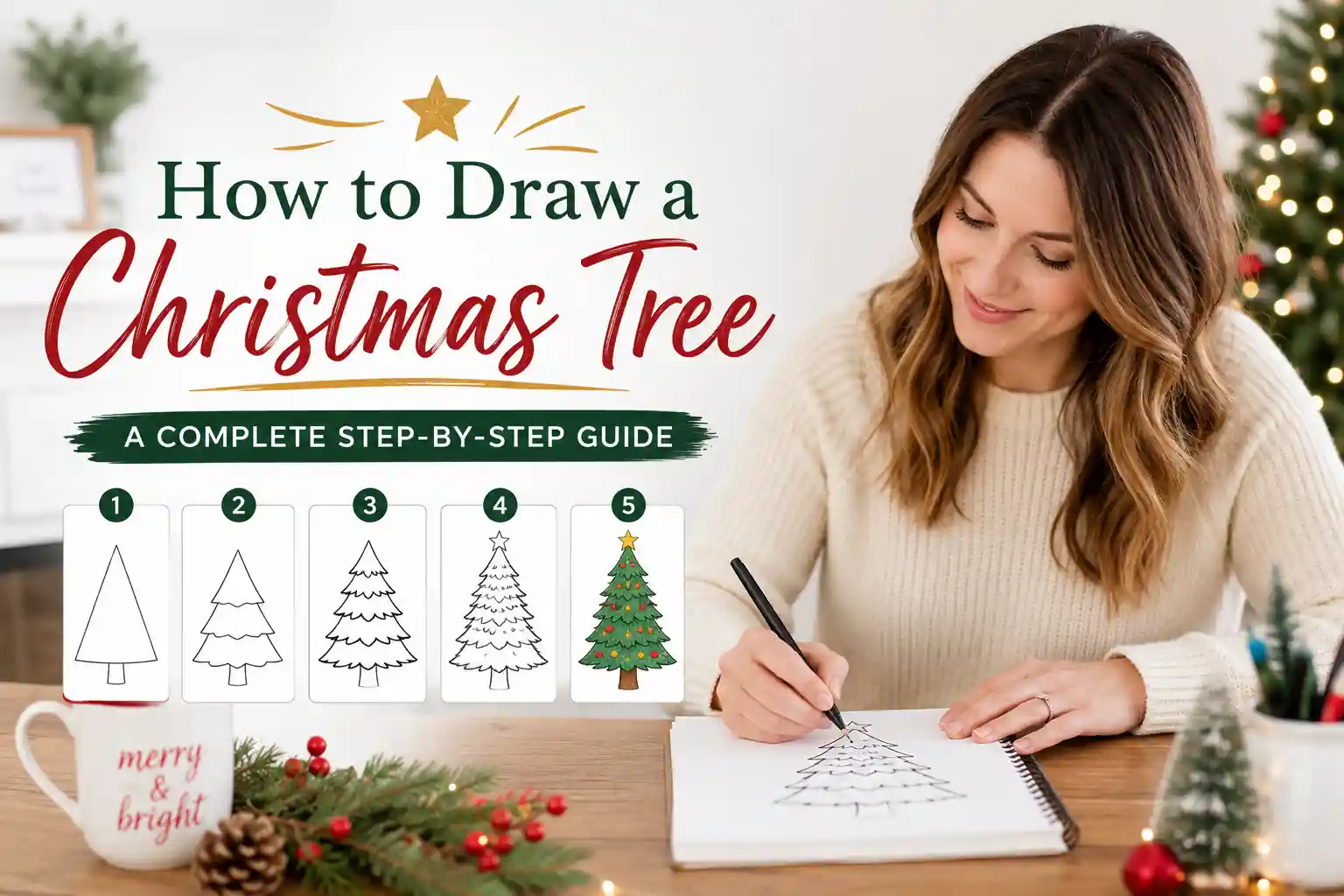 How to Draw a Christmas Tree: A Complete Step-by-Step Guide