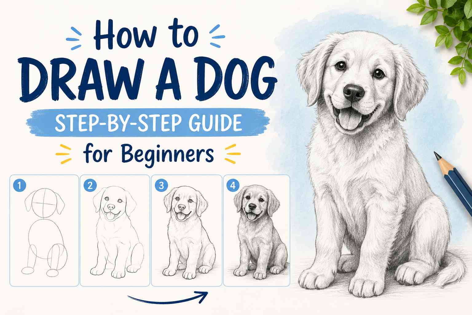How to Draw a Dog: Step-by-Step Guide for Beginners