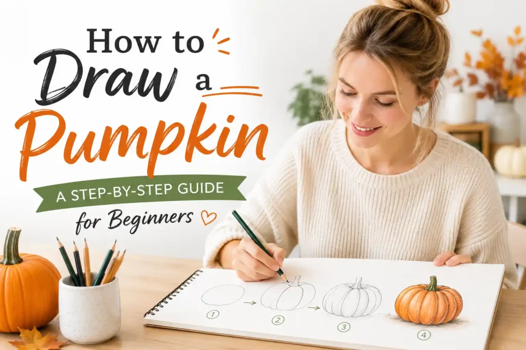 How to Draw a Pumpkin