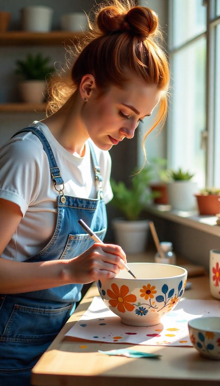 Ceramic Bowl Painting