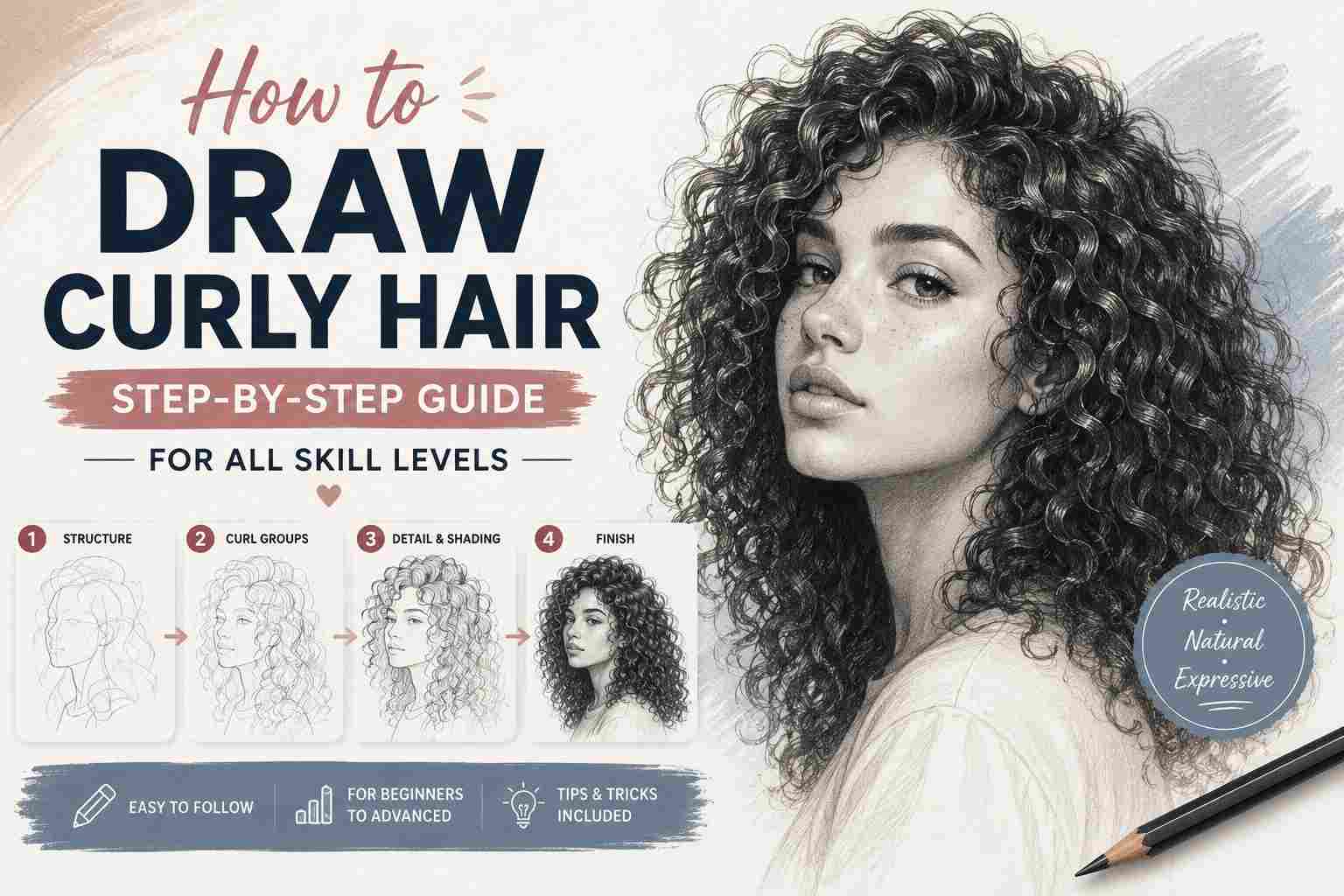 How to Draw Curly Hair: Step-by-Step Guide for All Skill Levels