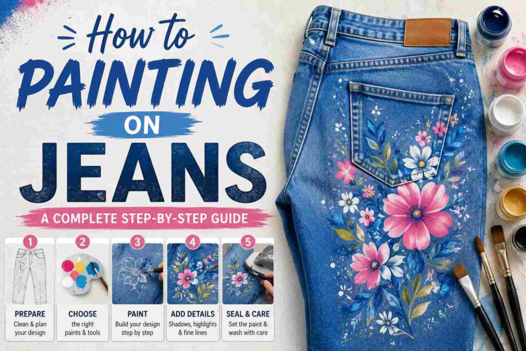 How to Paint Jeans
