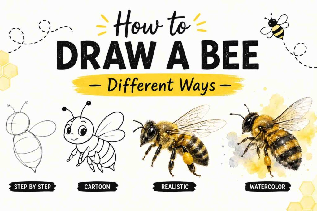 How to Draw a Bee