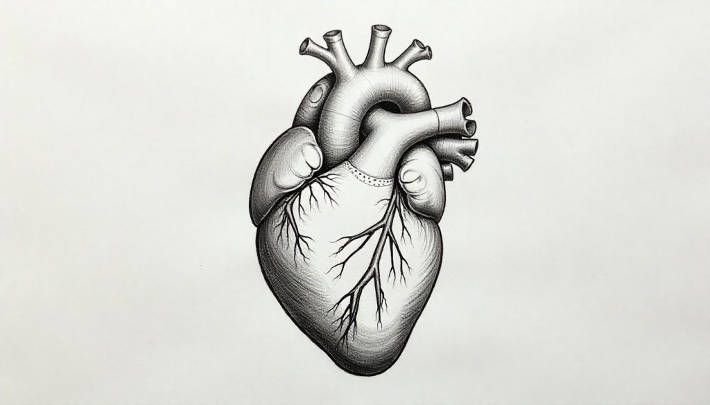 Draw a Human Heart