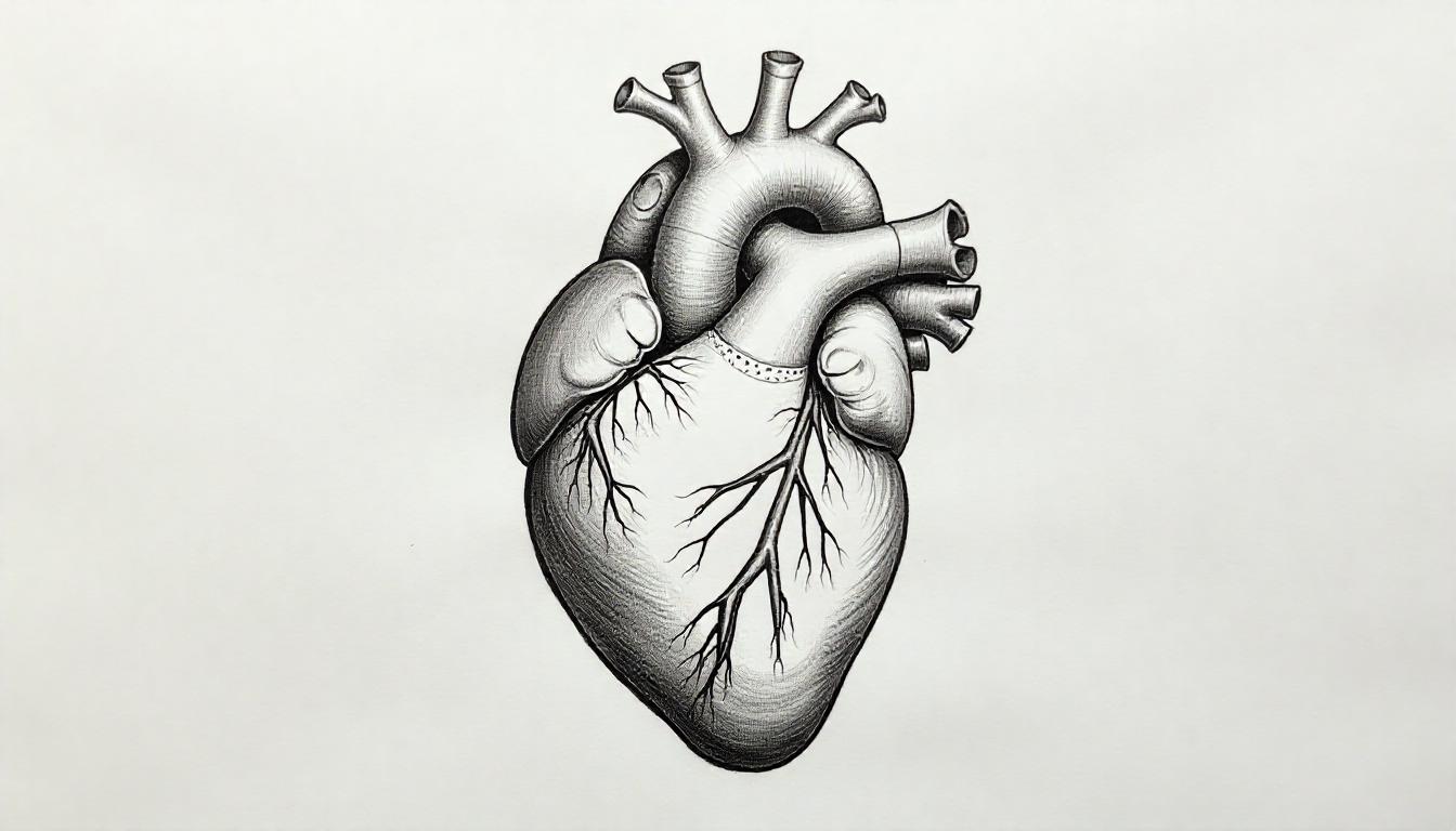 How to Draw a Human Heart