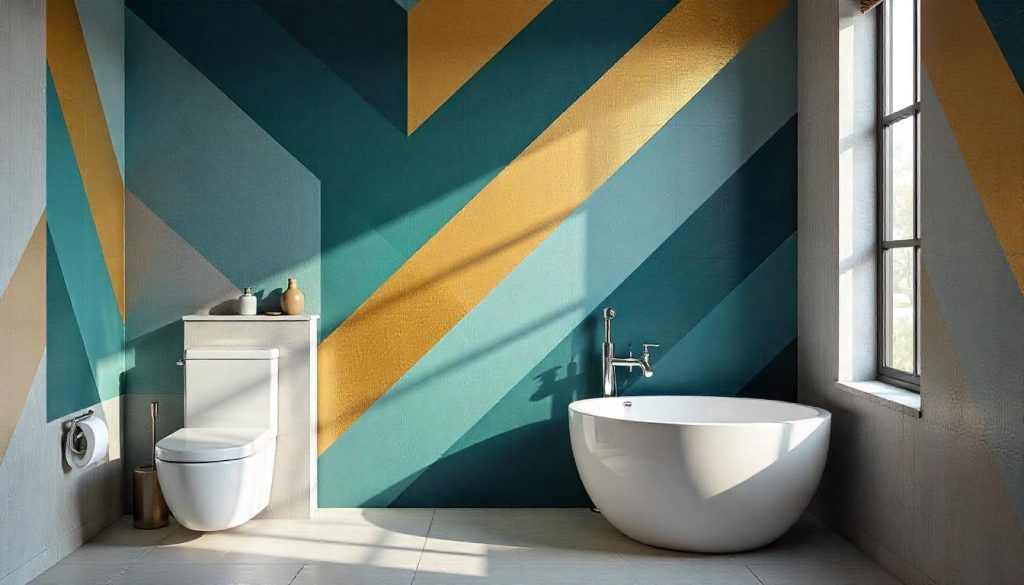 bathroom wall painting
