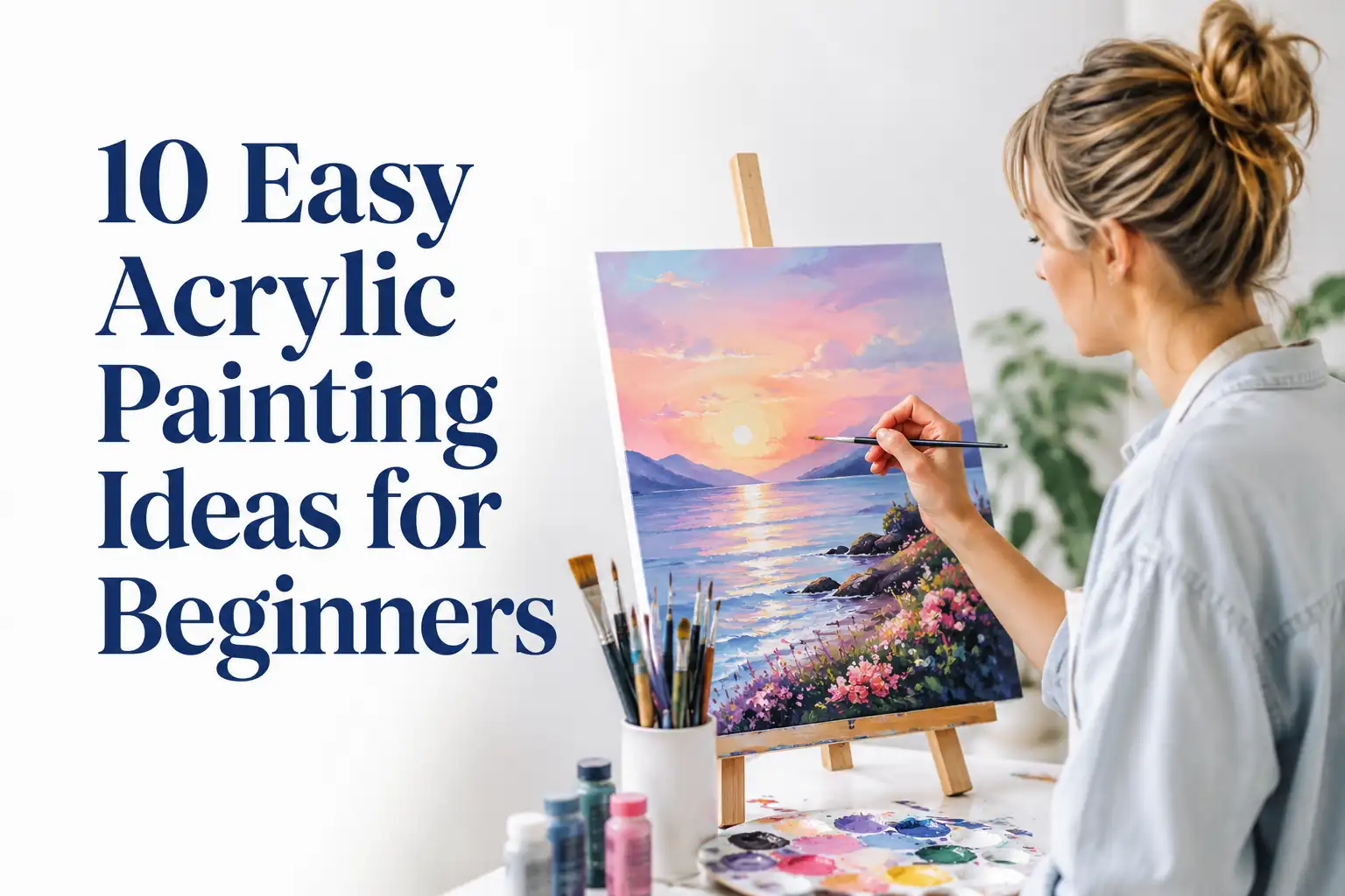 10 Easy Acrylic Painting Ideas for Beginners