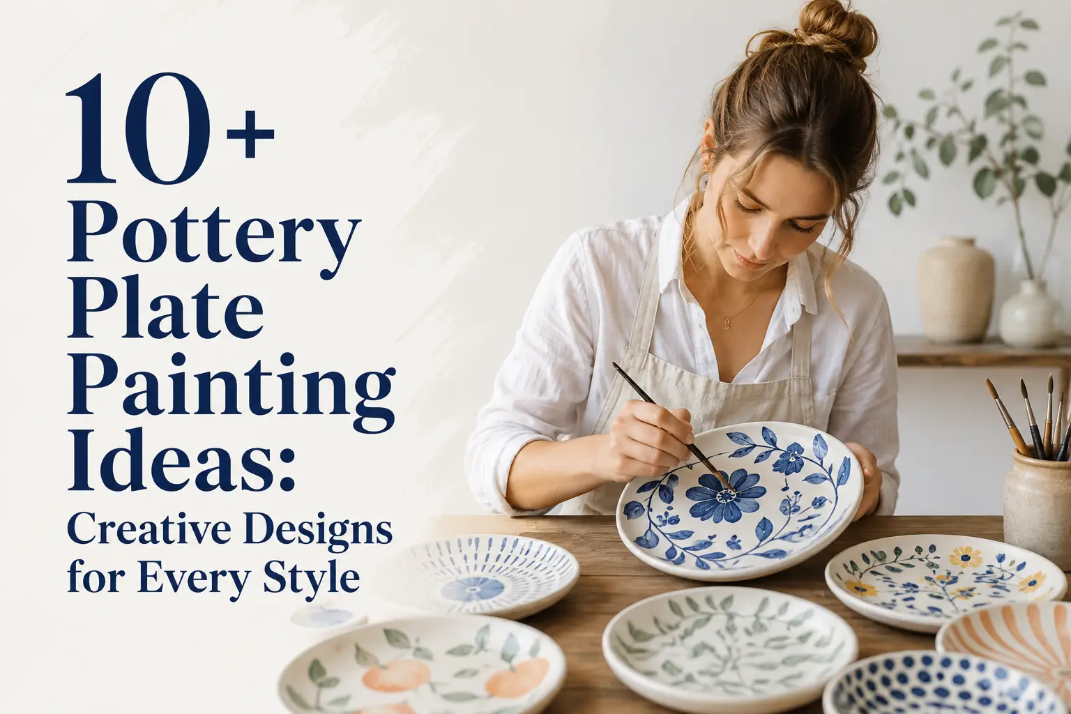 10+ Pottery Plate Painting Ideas