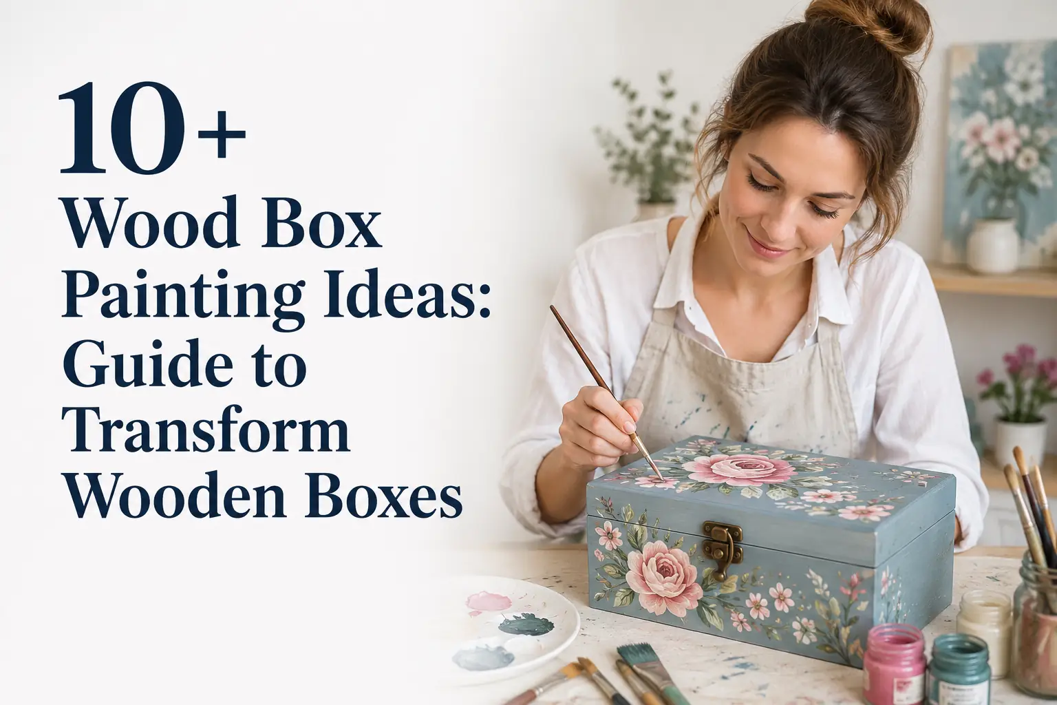 10+ Wood Box Painting Ideas