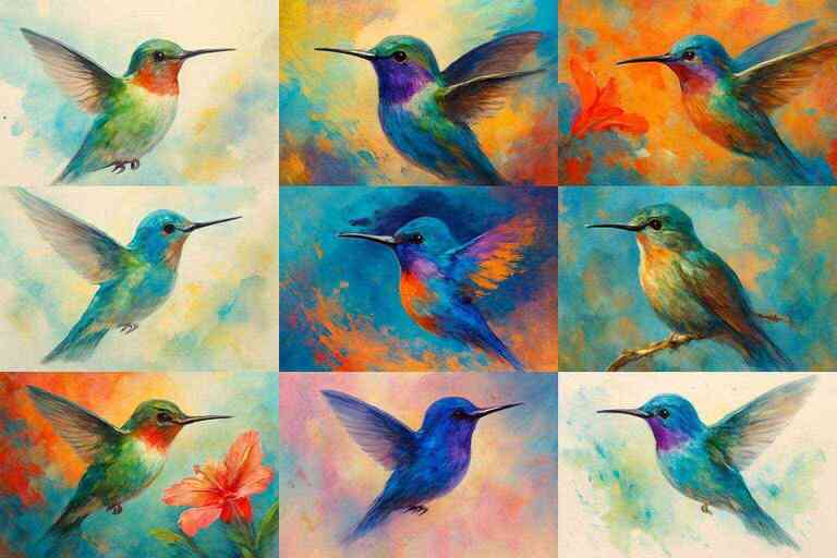 40+ Hummingbird Painting Ideas