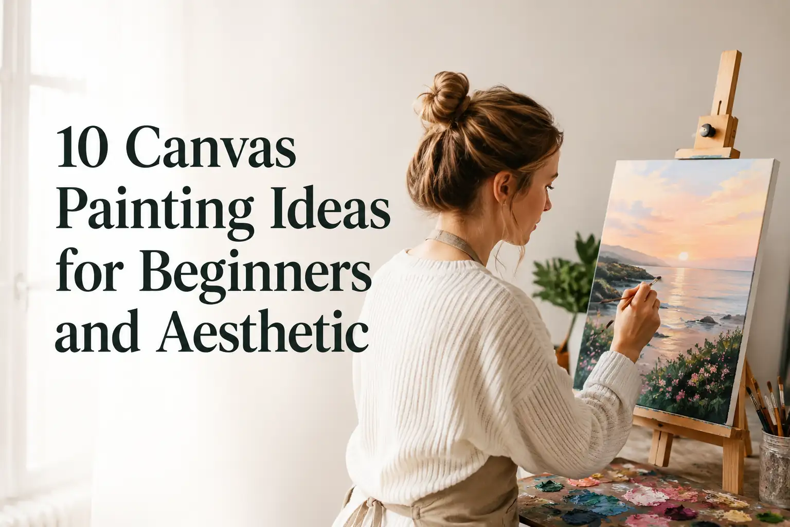 Canvas Painting Ideas for Beginners and Aesthetic