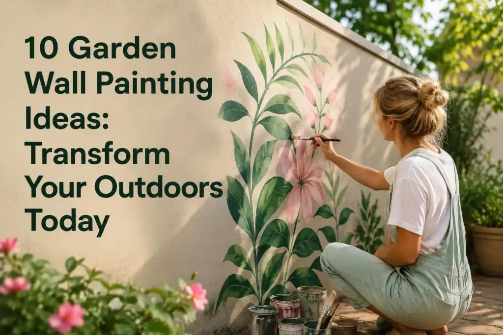 Garden Wall Painting Ideas: Transform Your Outdoors Today