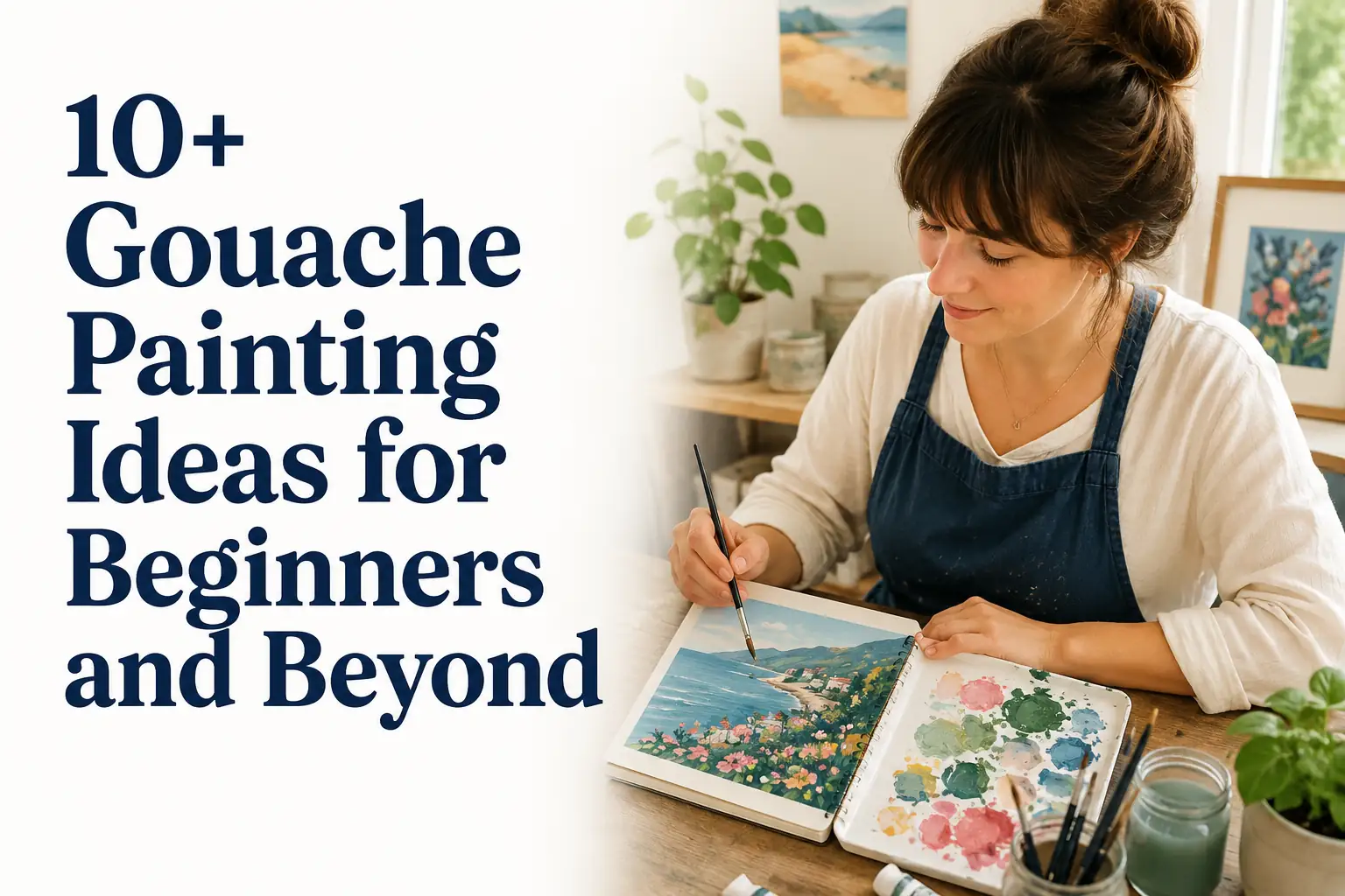 10+ Gouache Painting Ideas for Beginners and Beyond