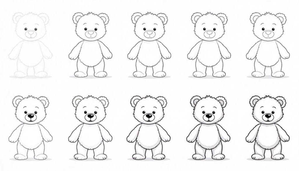 How To Draw A Teddy Bear