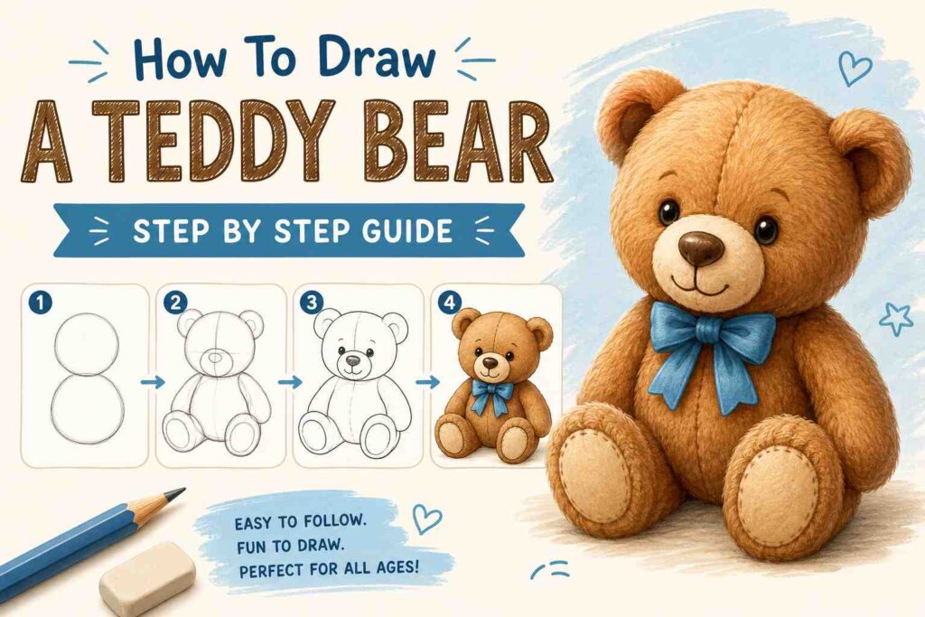 How To Draw A Teddy Bear