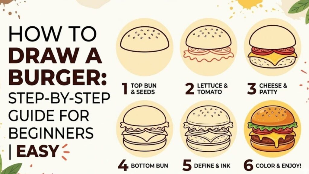 How to Draw a Burger