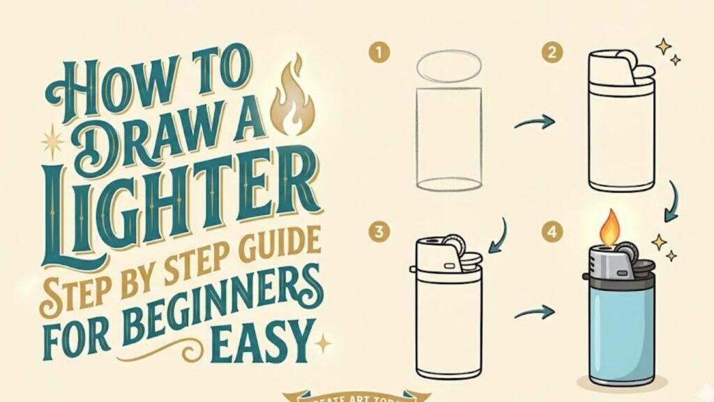 How to Draw a Lighter 