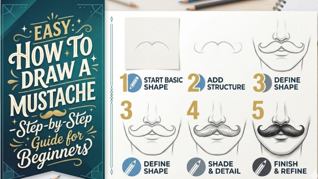 How to Draw a Mustache