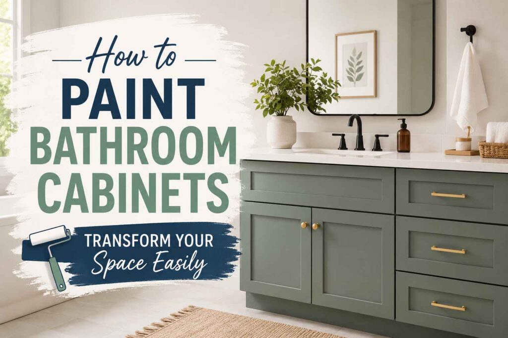 How to Paint Bathroom Cabinets