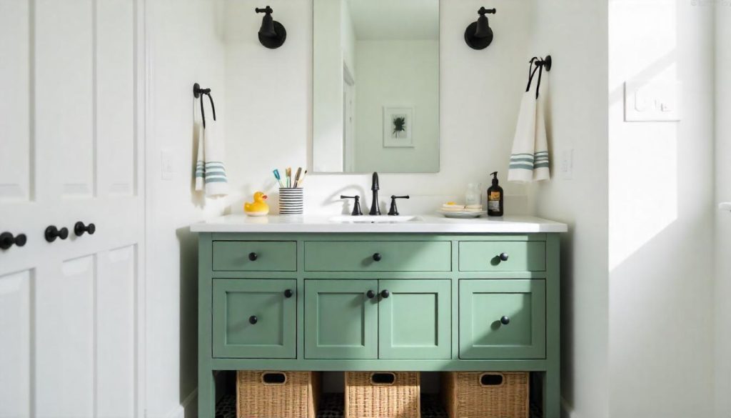 How to Paint Bathroom Cabinets