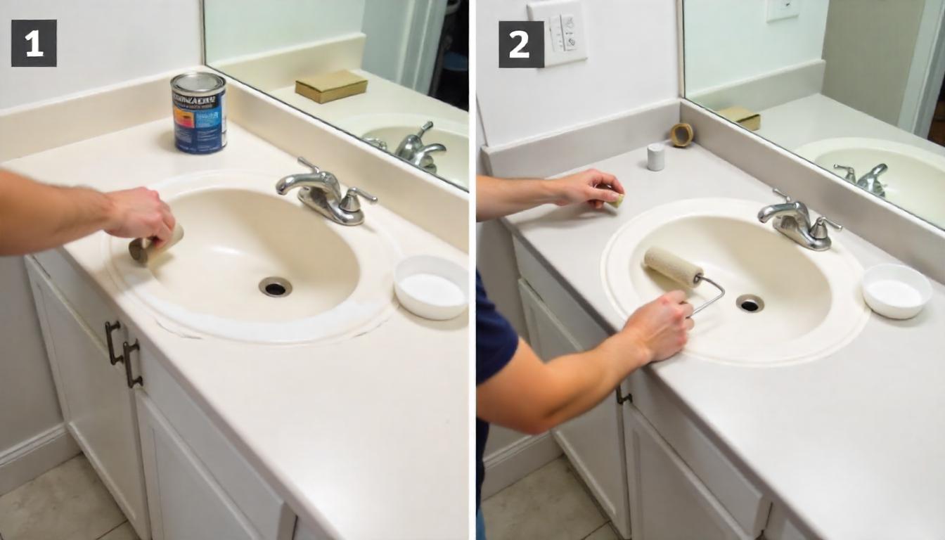 How to Paint Bathroom Countertops: Different Ways