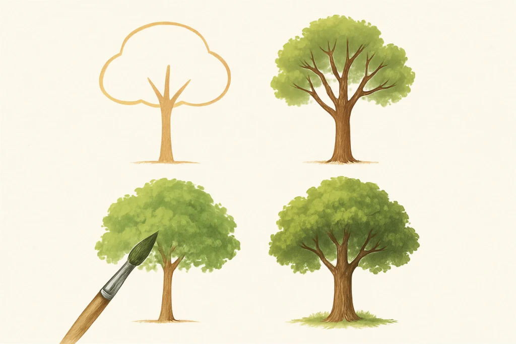 How to Paint Trees