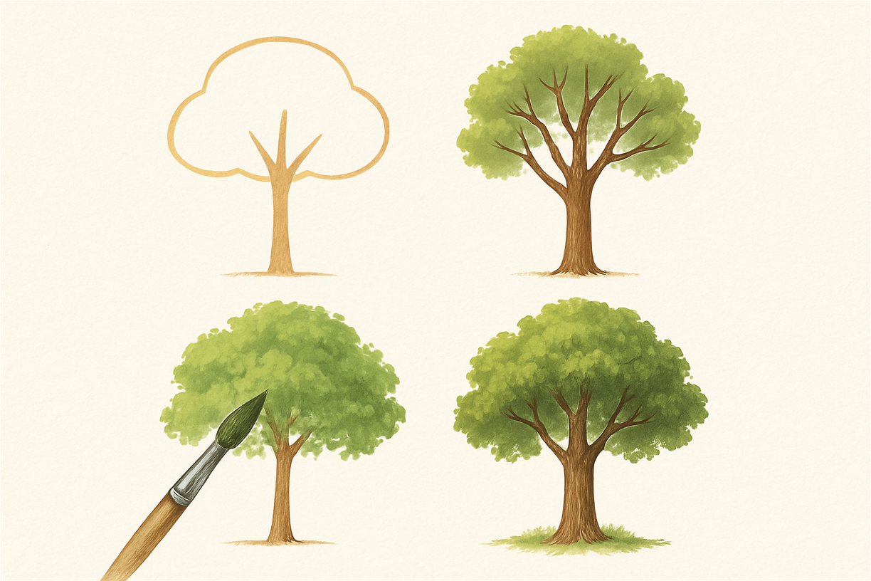 How to Paint Trees: Step-by-Step Techniques