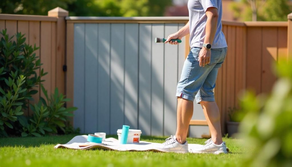 How to Paint a Wood Fence