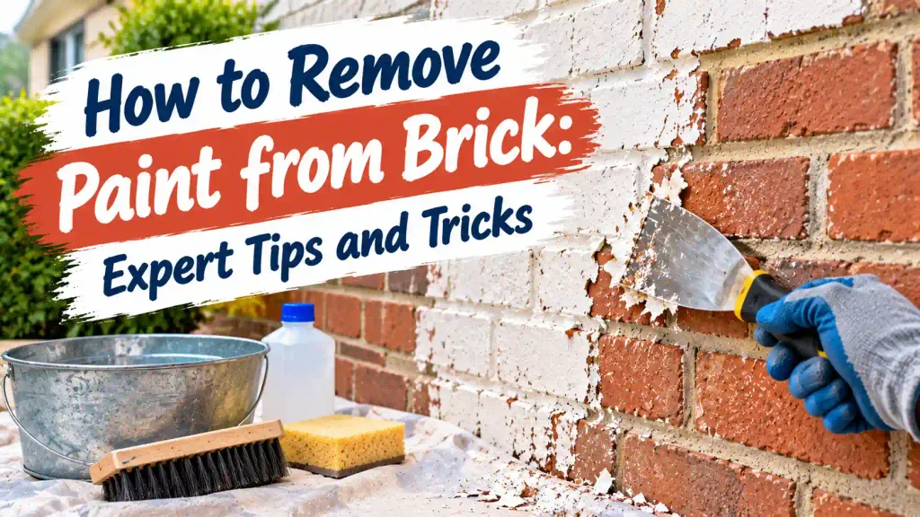 How to Remove Paint from Brick