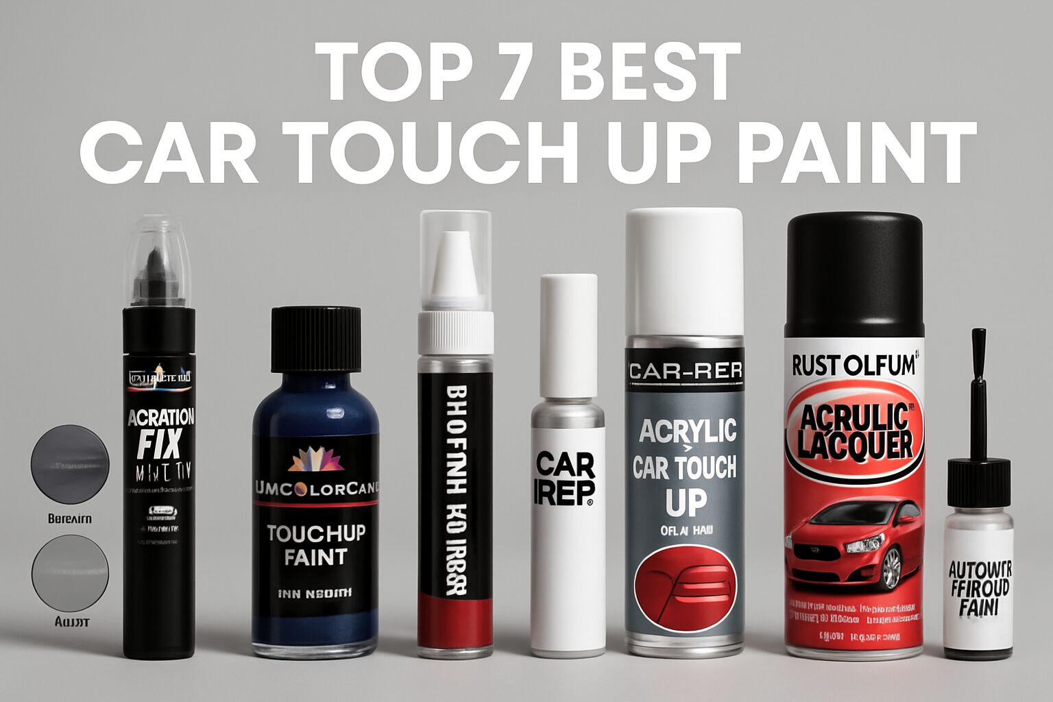 Top 7 Best Car Touch Up Paints Reviews