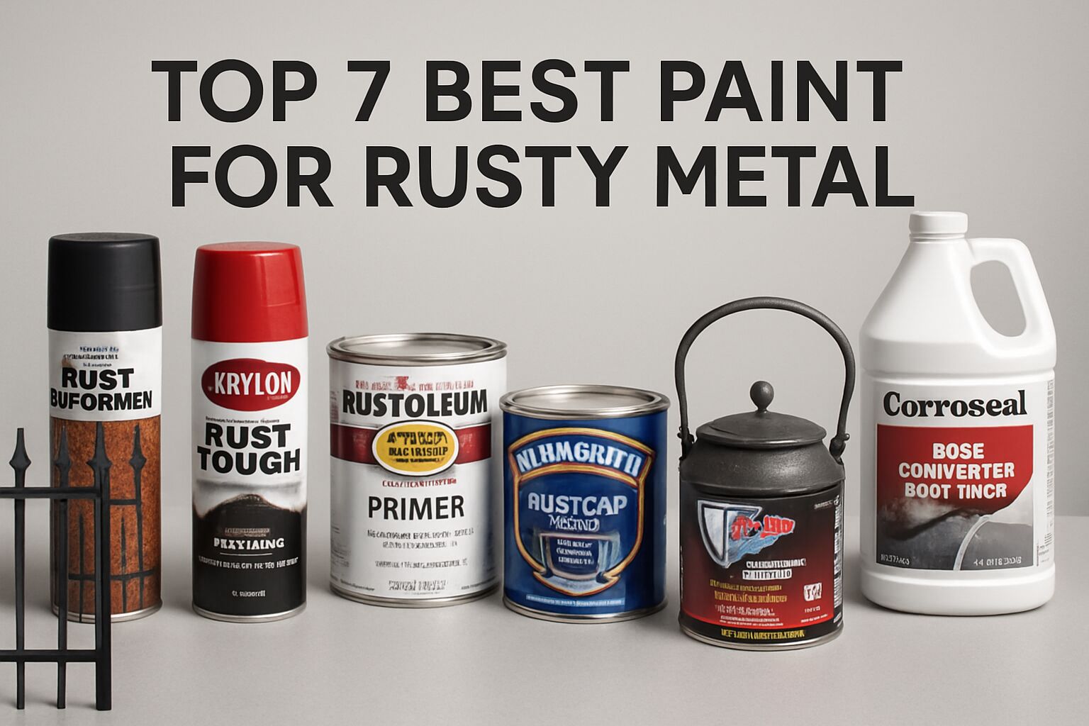 Top 7 Best Paint for Rusty Metal