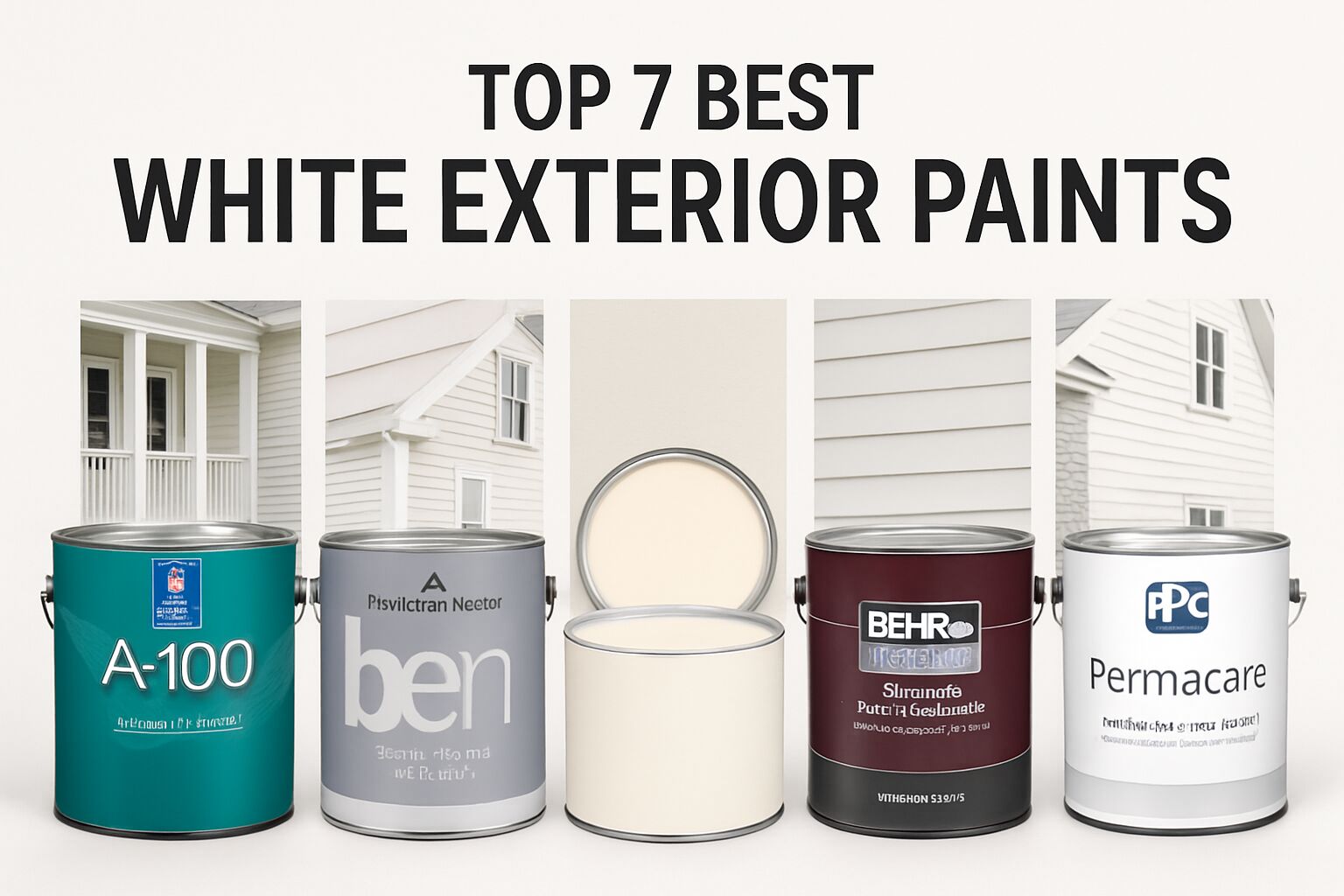 Top 7 Best White Exterior Paints