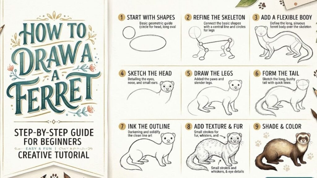 How to Draw a Ferret 