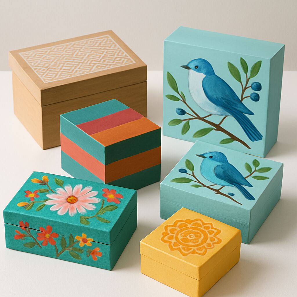 Wood Box Painting Ideas