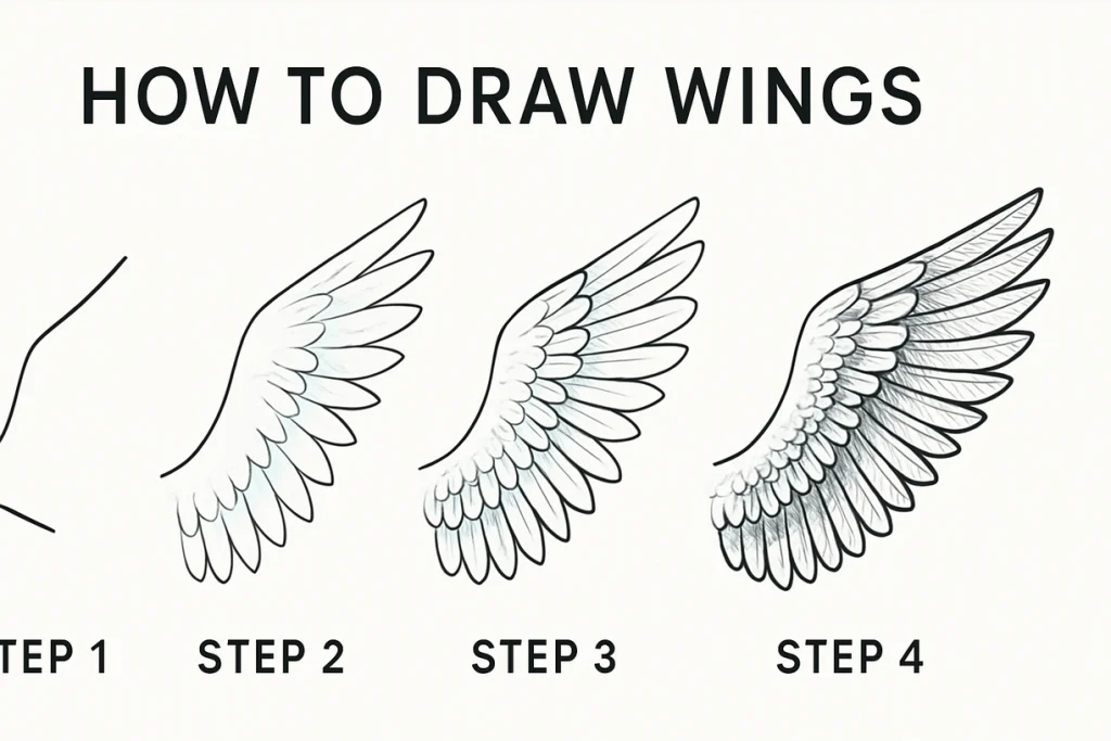 draw wings