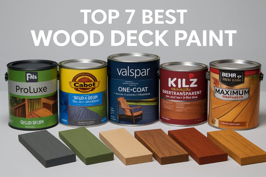 best wood deck paint