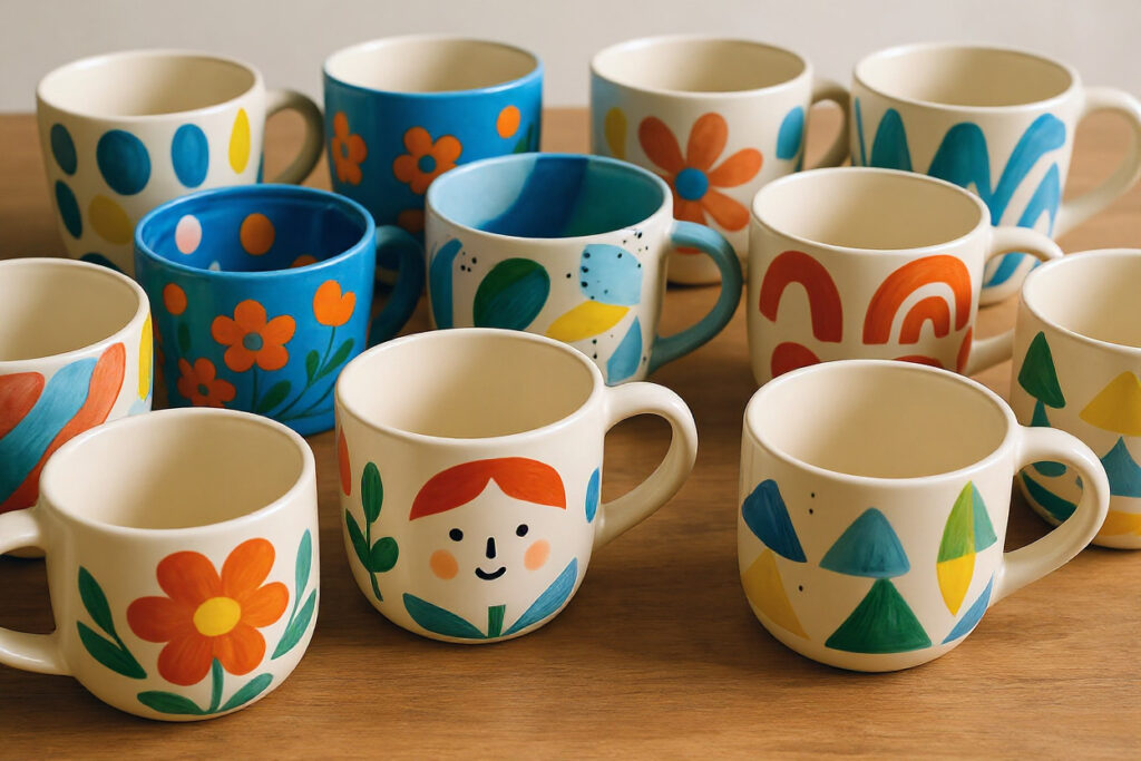 40+ Ceramic Cup Painting Ideas