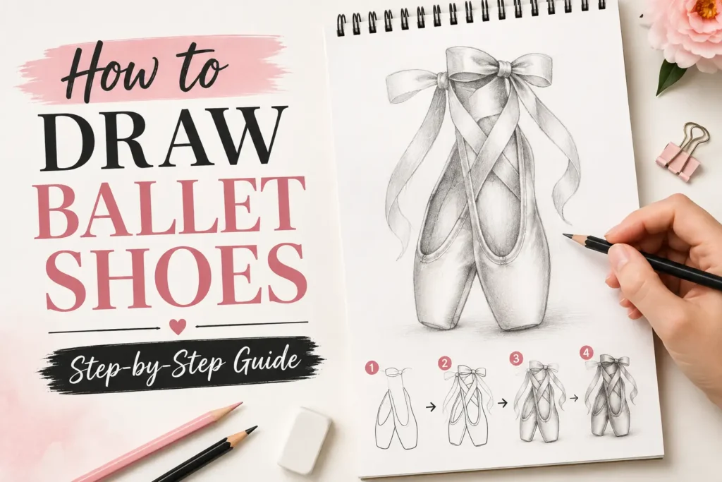 How to Draw Ballet Shoes: Step-by-Step Guide