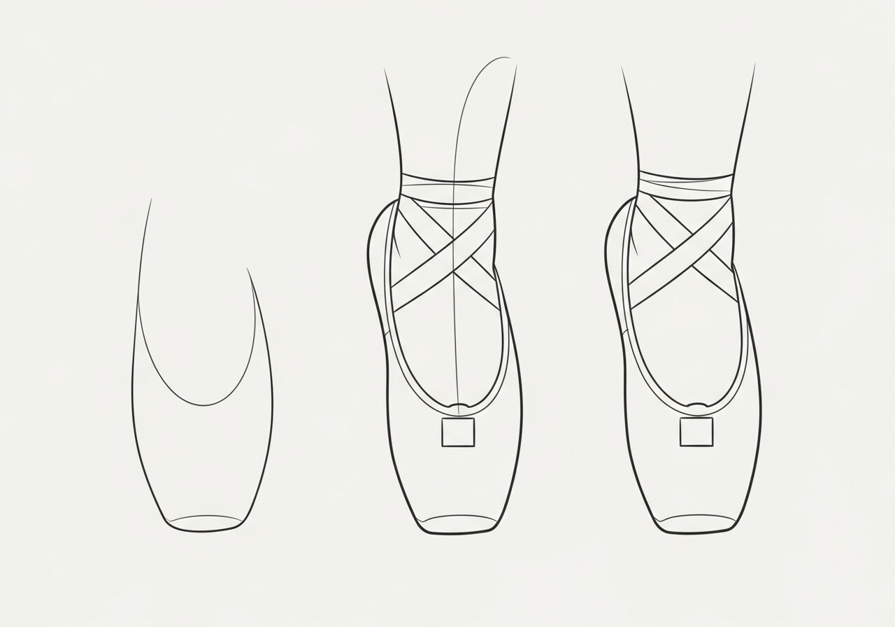 How to Draw Ballet Shoes: Step-by-Step Guide