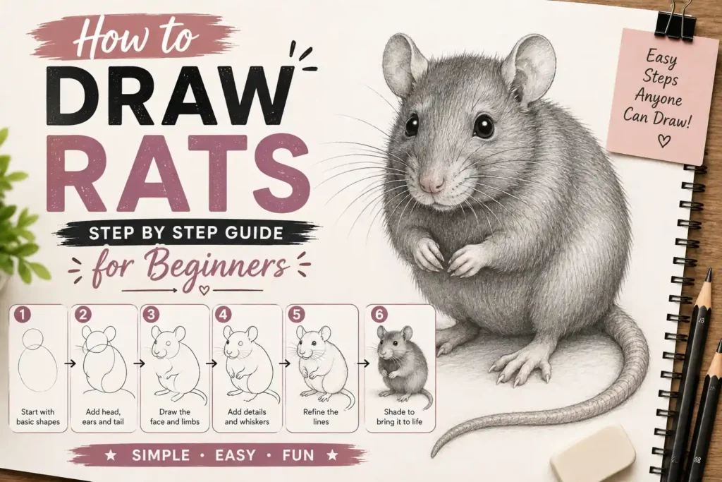 How to Draw Rats: Step by Step Guide for Beginners
