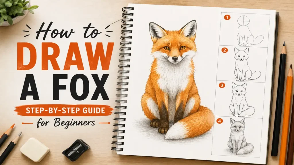 How to Draw a Fox: Step-by-Step Guide for Beginners
