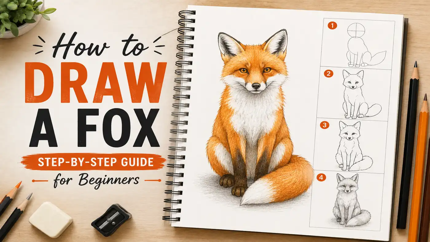 How to Draw a Fox: Step-by-Step Guide for Beginners