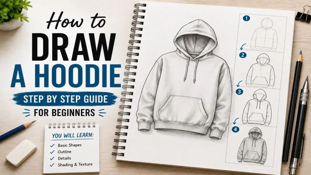 How to Draw a Hoodie: Step by Step Guide for Beginners