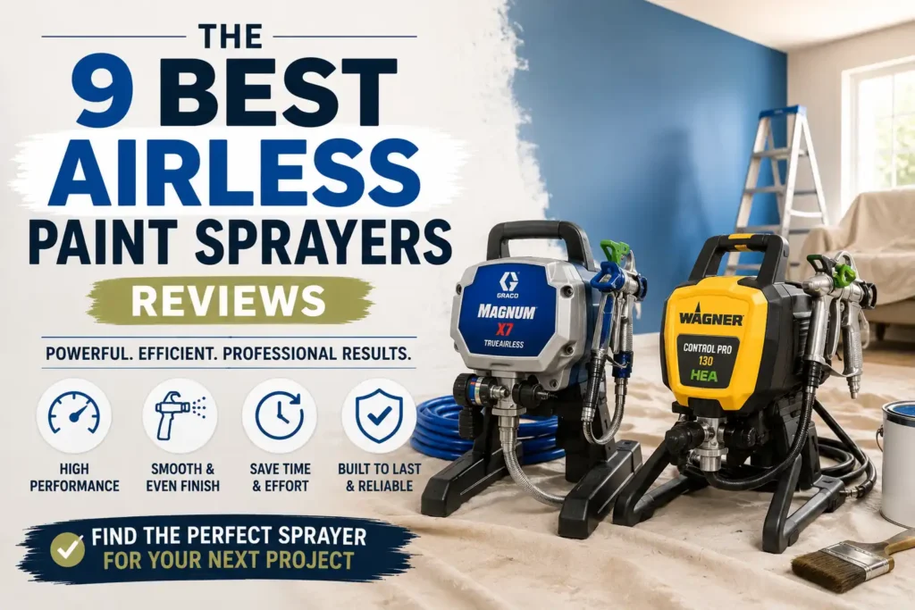 The 9 Best Airless Paint Sprayers Reviews
