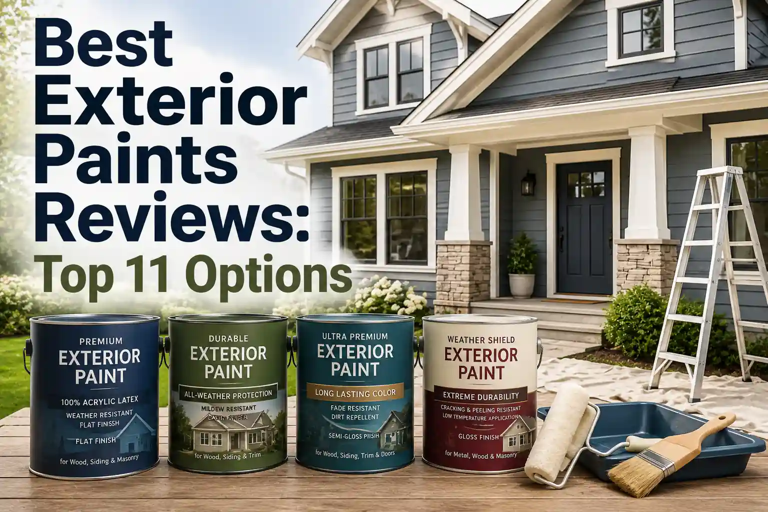 Best Exterior Paints Reviews: Top 11 Options
