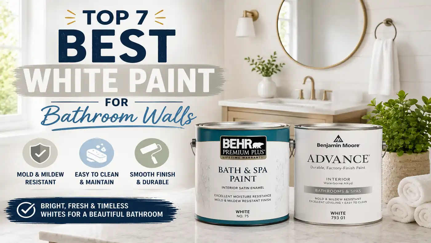 Top 7 Best White Paint for Bathroom Walls