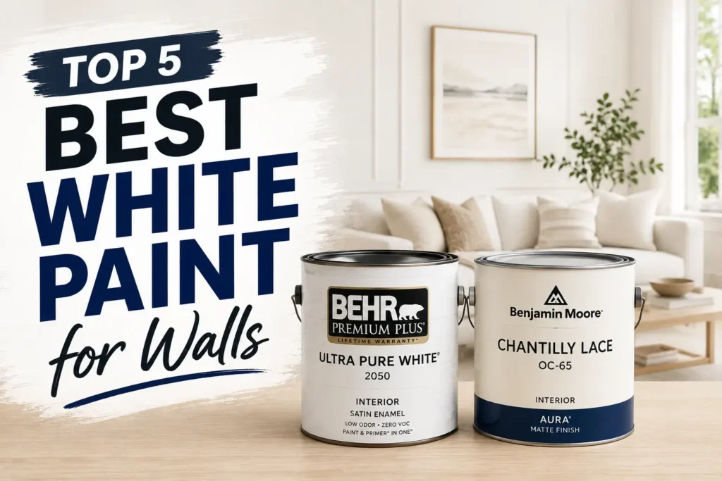 Top 5 Best White Paint for Walls