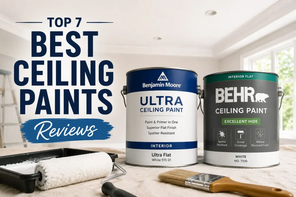 Top 7 Best Ceiling Paints Reviews