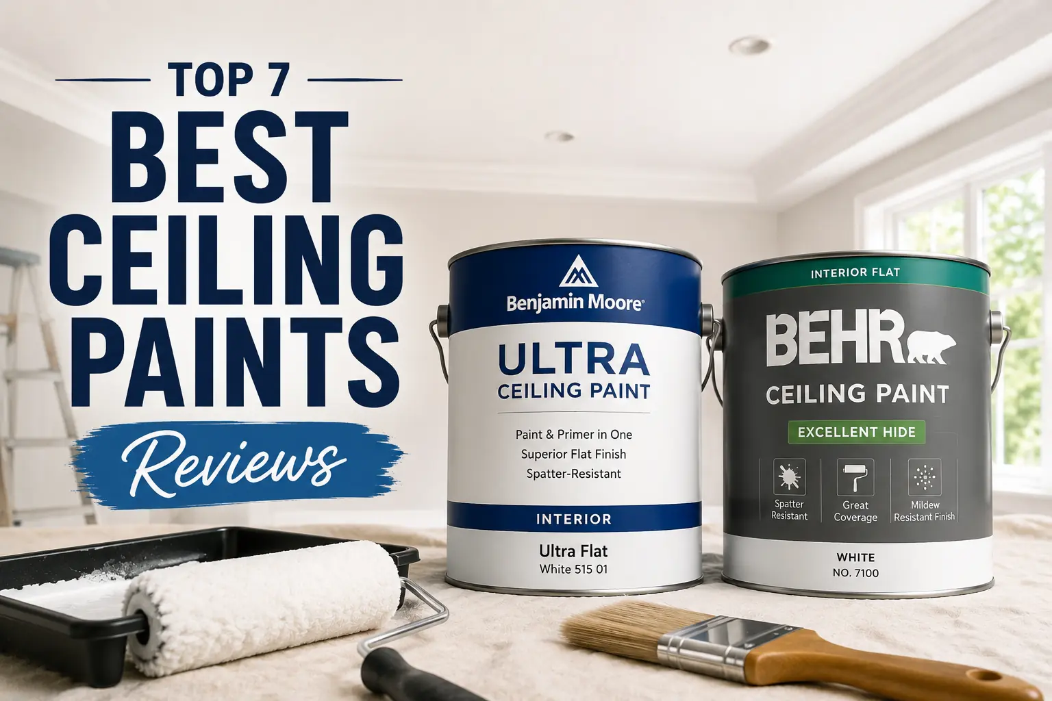 Top 7 Best Ceiling Paints Reviews